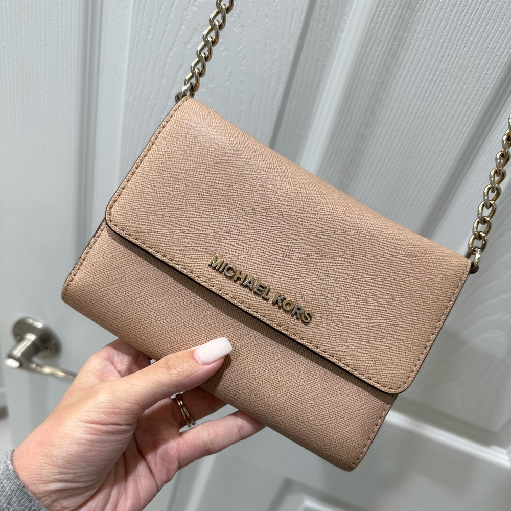 Michael Kors Beige Crossbody